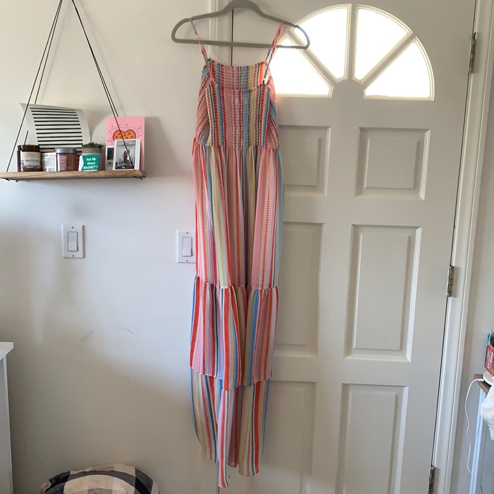 Striped maxi dress